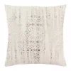 Silver Stripe Cotton Pillow