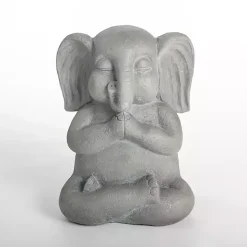 Sitting Elephant Outdoor Statue