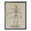 Skeleton Back Framed Halloween Wall Art