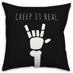 Skeleton Creep It Real Pillow