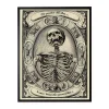 Skeleton Portrait Framed Halloween Wall Plaque