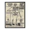 Skeleton Poster Framed Halloween Wall Plaque