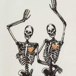 Skeletons Printed Assorted Dishtowels, Set of 3