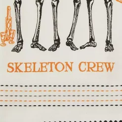 Skeletons Printed Assorted Dishtowels, Set of 3