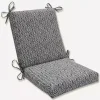 Slate Herringbone Outdoor Chair Cushion