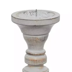 Slate Rustic Mango Wood 3-pc. Candle Holder Set