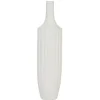 Slender Curtain Ribbed Vase, 19 in.