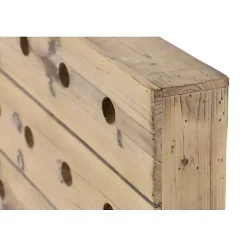 Small Rustic Barn Wood Wine Bottle Holder