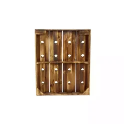 Small Rustic Barn Wood Wine Bottle Holder