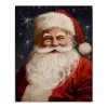 Smiling Santa Portrait Canvas Art Print
