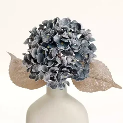 Snowy Blue Hydrangea Stems, Set of 2