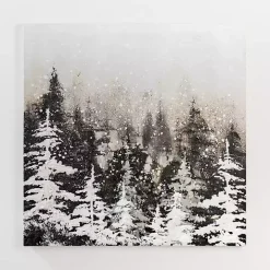 Snowy Forest Canvas Art Print
