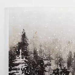 Snowy Forest Canvas Art Print