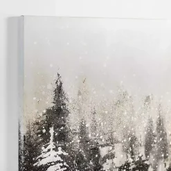 Snowy Forest Canvas Art Print