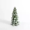 Snowy Green Tiered Christmas Tree, 14 in.