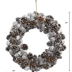 Snowy Pinecone Mix Wreath