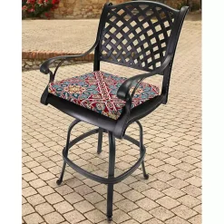 Solano Flowers Outdoor Seat Cushion