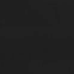 Solid Black Tufted Outdoor Settee Cushion