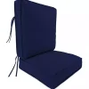 Solid Navy Outdoor Deep Seat Cushion