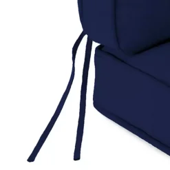 Solid Navy Outdoor Deep Seat Cushion