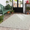 Solitaire Sun Shower Outdoor Area Rug, 5x8