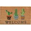 Southwestern Cactus Coir Doormat