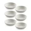 Speckled Beige Wheat Dinner Bowls, Set of 6