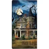 Spooky Haunted House Canvas Art Print
