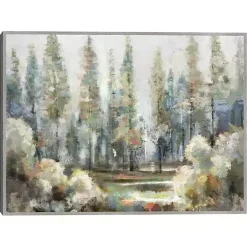 Spring Clearing Framed Canvas Art Print