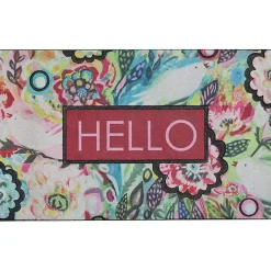Spring Sunset Floral Doormat