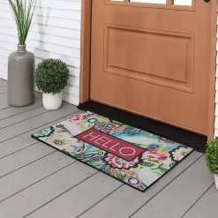 Spring Sunset Floral Doormat