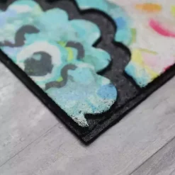 Spring Sunset Floral Doormat