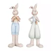 Standing Bunny Couple Figurines, Set of 2