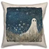 Stargazing Ghost Throw Pillow