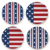 Stars and Stripes 4-pc. Melamine Appetizer Plates