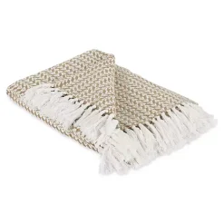 Stone and White Arrowhead Throw