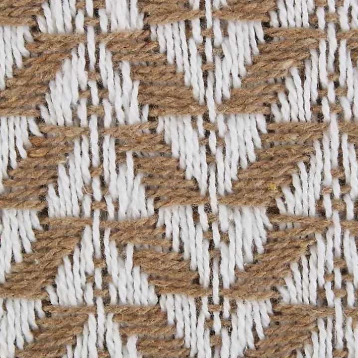 Stone and White Arrowhead Throw