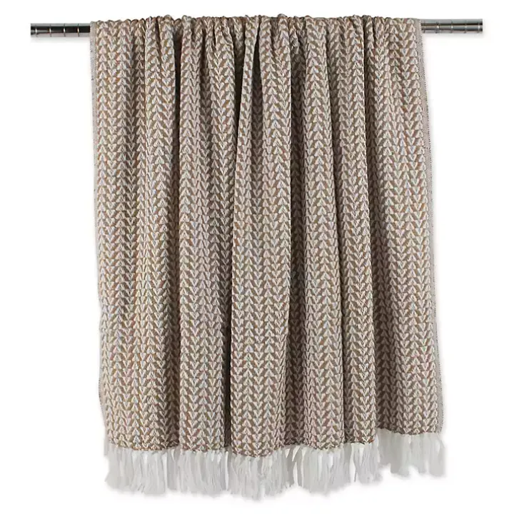 Stone and White Arrowhead Throw