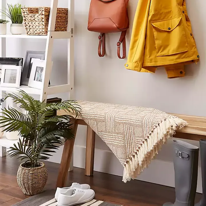 Stone Basket Weave Throw