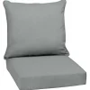 Stone Leala Texture Outdoor Deep Seat Cushions