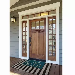 Storm Blue Hello Doormat