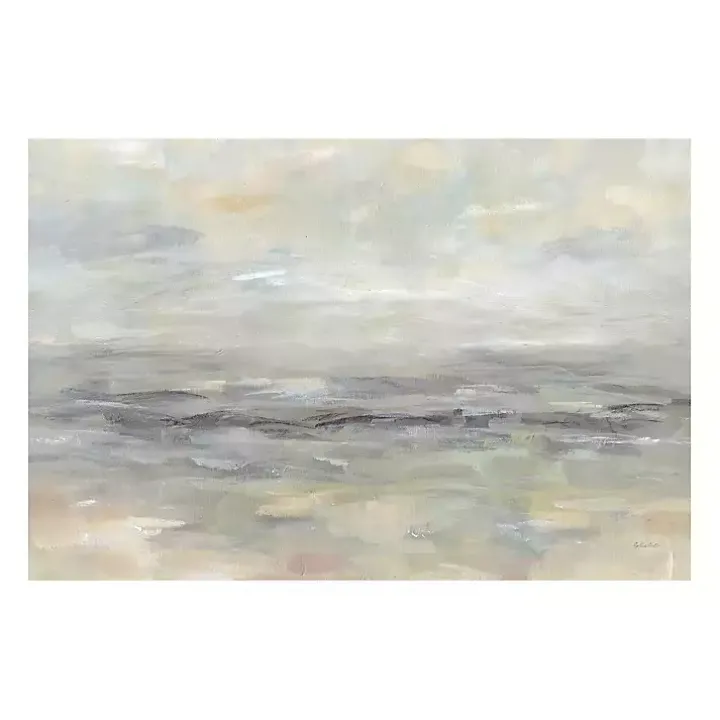 Stormy Gray Landscape Giclee Canvas Art Print