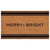 Striped Merry + Bright Coir Doormat