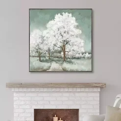 Summer Eve Framed Canvas Art Print