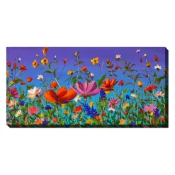 Summer Floral Recital Canvas Art Print