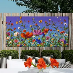 Summer Floral Recital Canvas Art Print