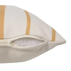 Sunshine Geometric Stripes Outdoor Pillow