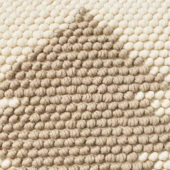 Tan Looped Christmas Tree Pillow