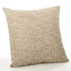 Tan Ombre Down Filled Square Throw Pillow