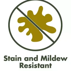 Taupe Canvas French Edge Outdoor Chair Cushion